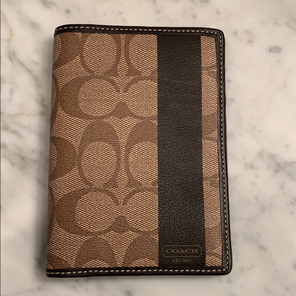 Coach Passport Cover